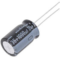 UHV-1000/35V Конденсатор 1000uF 35V 105°C Низкий импеданс (Low ESR) UHV Ø12.5x20mm; NICHICON (Japan)