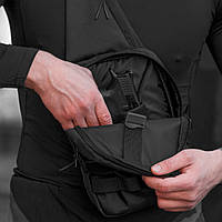 Мужская сумка-слинг тактическая плечевая | Сумка мужская планшет через плечо | Мужские сумки BD-803 через qwe