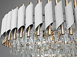 Сучасна кришталева люстра 9001-600WH+SGD, фото 3