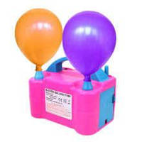 Компрессор для воздушных шаров 600W ,насос электрический автоматический двухходовой розовый 73005,компрессоры