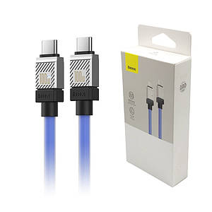 Кабель TypeC - TypeC Baseus CoolPlay (PD100W) 1м Синий