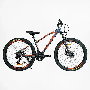 Гірський швидкісний велосипед Corso Blade 26" алюмінієва рама 13", Shimano 21S, зібраний в коробці на 75%