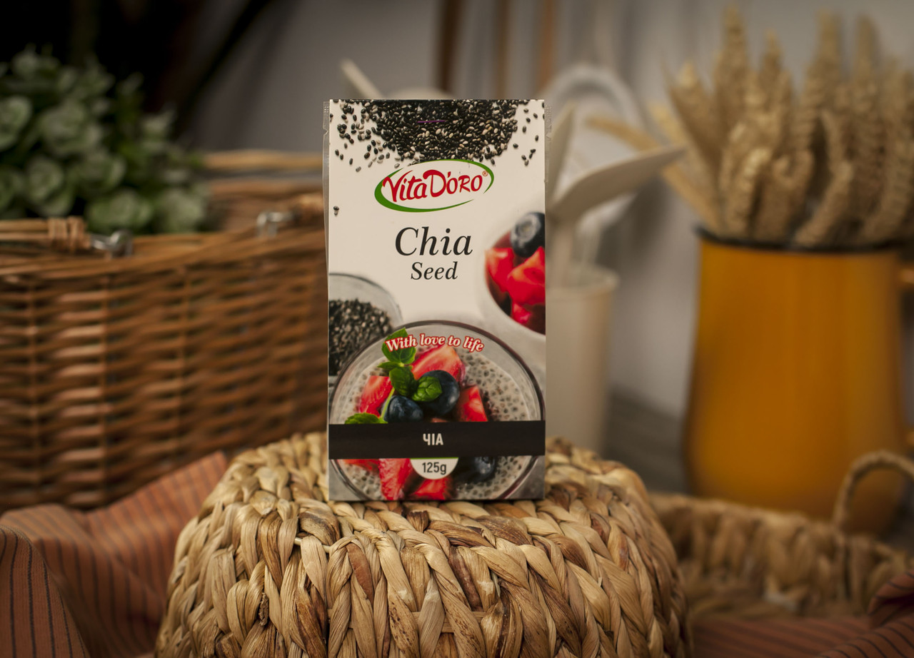 Насіння чіа Vita D`oro Chia seed 125г. Словенія