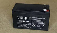 Гелевий акумулятор 12 в 7 а для сигналізації інверторів і мотоциклів герметичний олив'яно-кислотний UKC WST-9