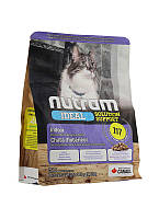 Сухой корм Nutram I17 Ideal Solution Support Indoor Cat для взрослых котов, обитающих в помещении, с курицей и