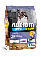 Сухой корм Nutram I17 Ideal Solution Support Indoor Cat для взрослых котов, обитающих в помещении, с курицей и