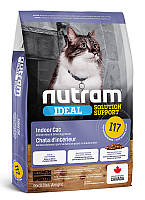 Сухой корм Nutram I17 Ideal Solution Support Indoor Cat для взрослых котов, обитающих в помещении, с курицей и