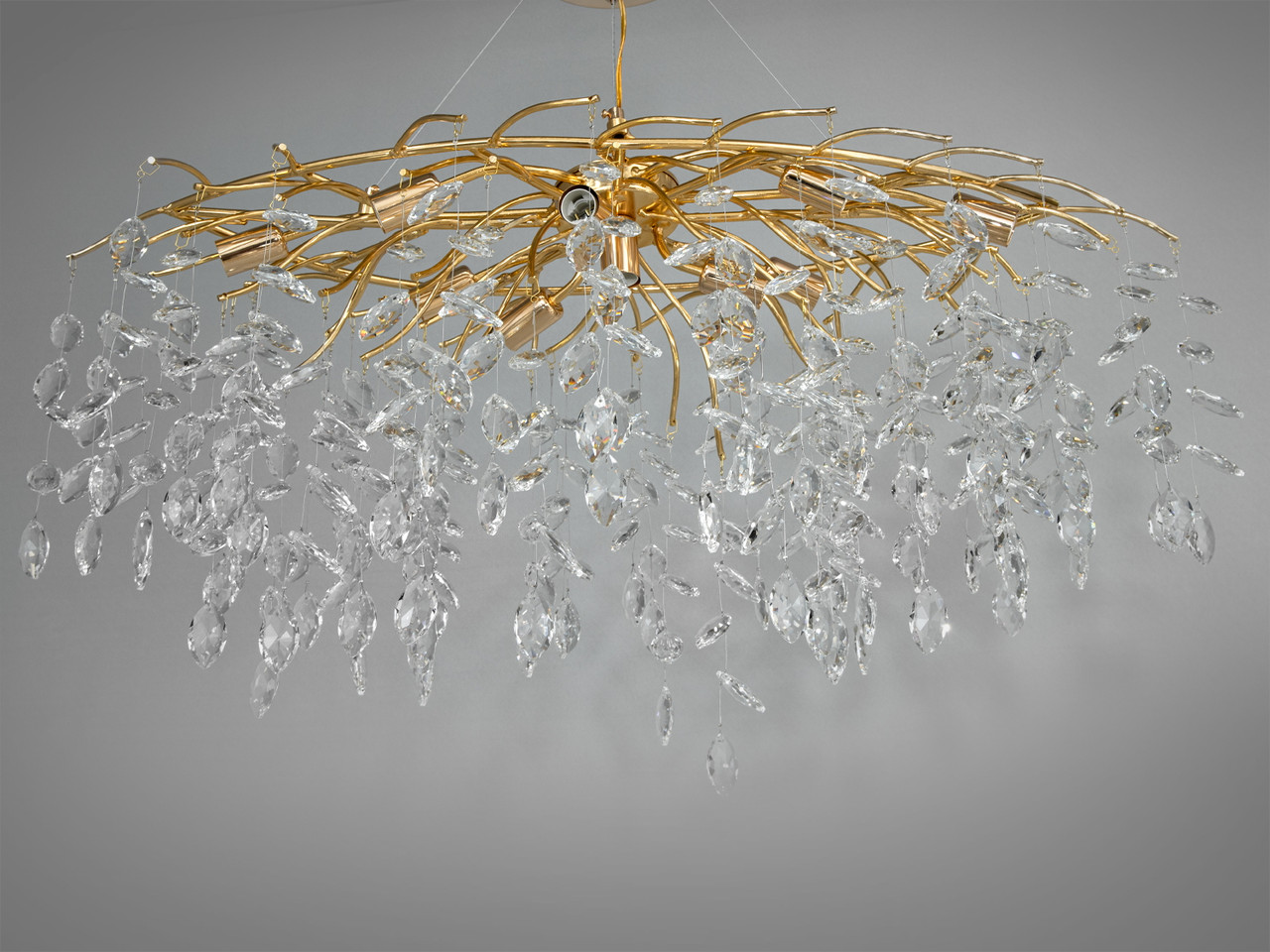 Підвісна сучасна люстра 1607-L900x400GD, фото 1