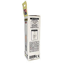 Світлодіодна лампа Horoz Filament свічка на вітрі FLAME-6 6W E14 4200K 001-014-0006-030, фото 4