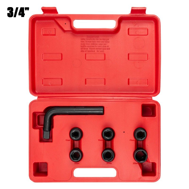 Набір головок в кейсі FORCEKRAFT FK-6074-5MPB 7 шт 3/4", фото 1