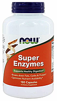 Травні супер ферменти, 180 капсул, NOW Foods, Super Enzymes