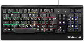 Клавіатура USB 2E KG320 LED Gaming black (2E-KG320UB) UA