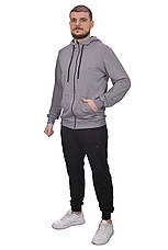 Кофта спортивна чоловіча Calvin Klein 24-0041-1 сіра, фото 6