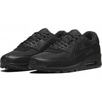 Полностью черные кроссовки Nike Air Max 90 - DM018