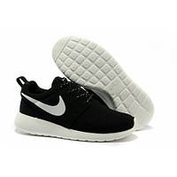 Мужские черно-белые кроссовки Nike Roshe Run - RR005