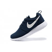 Женские темно-синие кроссовки Nike Roshe Run - R006