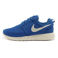 Женские синие кроссовки Nike Roshe Run - R009