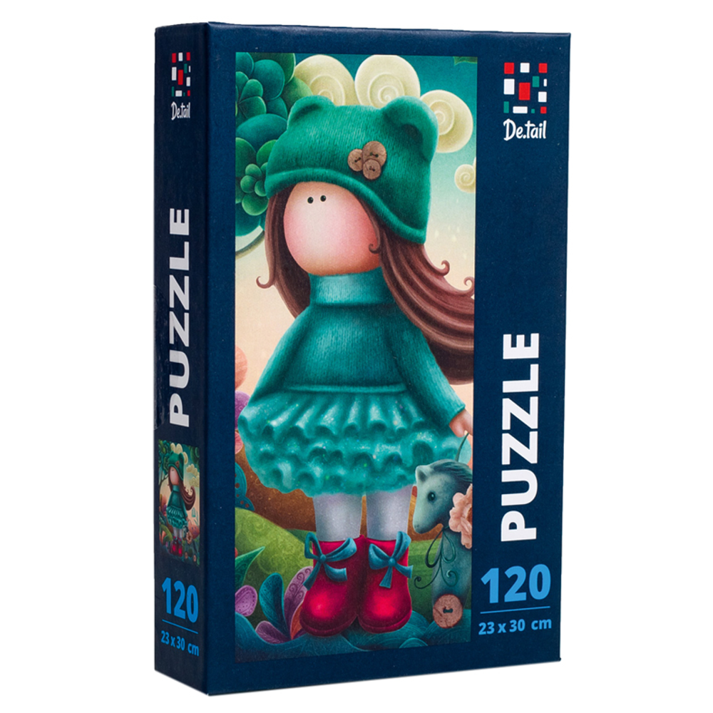 Пазли «Лялька з конем» 120 деталей De.tail Vladi Toys (5903858961781)