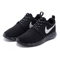 Женские черные кроссовки Nike Roshe Run - R015