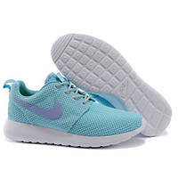 Женские светло-бирюзовые кроссовки Nike Roshe Run - R019