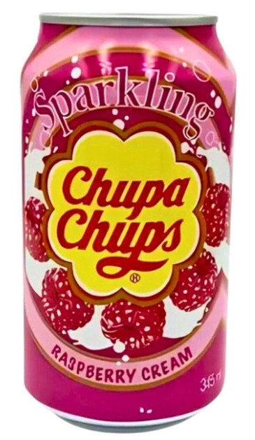 Chupa Chups Raspberry & Cream Чупа чупс малина і крем 345ml, фото 1