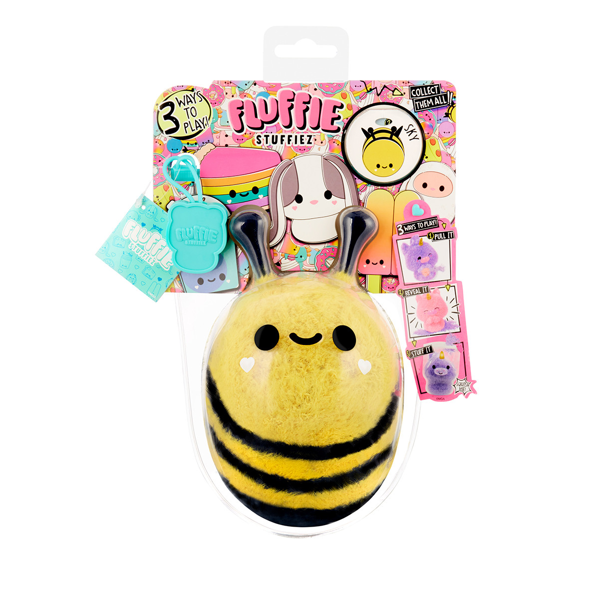 М’яка іграшка-антистрес Fluffie Stuffiez Small Plush Бджілка сонечко 594475-5