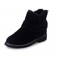 Черные зимние ботинки женские - BS001