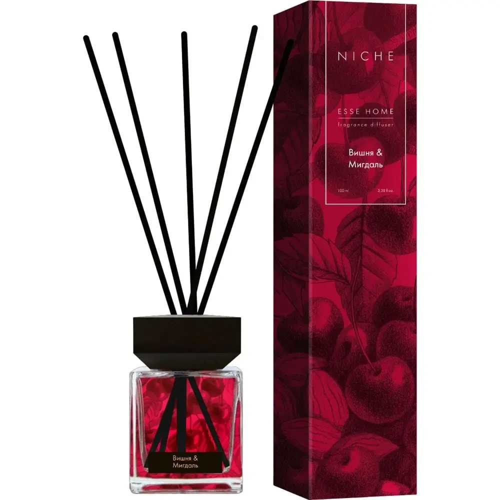 Аромадифузор для дому Esse Home Niche Вишня і Мигдаль, 100 мл, фото 1