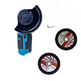 Портативна кутова шліфувальна машинка міні болгарка акумуляторна без дроту 12В, фото 7