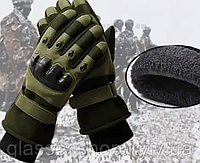 Зимові військові рукавиці, теплі тактичні рукавиці на флісі