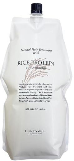 Rice Protein 1600 мл Органічна зволожуюча маска для пошкодженого волосся з рисовим протеїном.