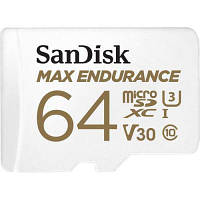 Карта памяти SanDisk 64GB microSDXC class 10 UHS-I U3 Max Endurance (SDSQQVR-064G-GN6IA) o