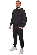 Кофта спортивна чоловіча Calvin Klein 24-0041-1 чорна, фото 6