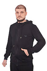 Кофта спортивна чоловіча Calvin Klein 24-0041-1 чорна, фото 4