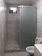 Розсувні двері для душу зі скла матові, фото 10