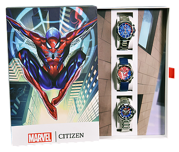 Чоловічий годинник CITIZEN SPIDERMAN-TRIO-23 MARVEL Boxed Set [40шт]