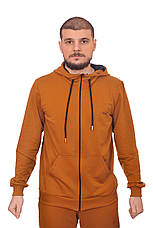 Кофта спортивна чоловіча Calvin Klein 24-0041-1 гірчична, фото 3