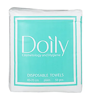 Рушники поглинаючі 40х70 см в пачці, 50 шт 40 г/м2 - Doily (гладкі)