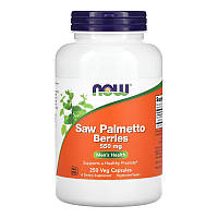 Экстракт ягод Со Пальметто NOW Saw Palmetto Berries 550 mg (250 вега-капс)