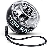 Гіроскопічний тренажер для пензлів рук GYRO BALL, кистьовий еспандер power ball, фото 2