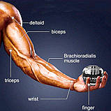 Гіроскопічний тренажер для пензлів рук GYRO BALL, кистьовий еспандер power ball, фото 3