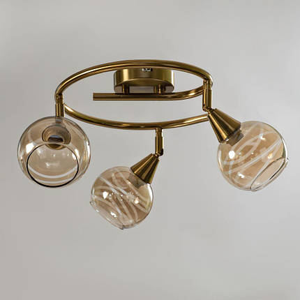 Люстра стельова на два плафони, фото 1