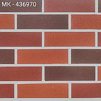 Гнучка цегла (клінкер) на сітці з захисною плівкою МК-436970