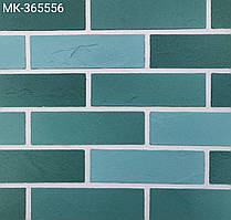 Гнучка цегла (клінкер) на сітці для фасаду з захисною плівкою МК-365556