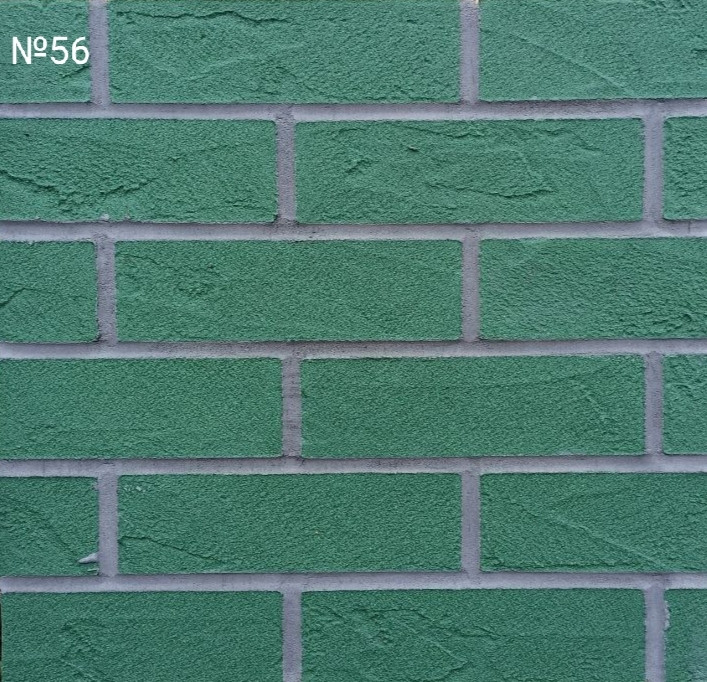 Декоративна плитка, гнучка цегла, клінкер на сітці із захисною плівкою МК-56, фото 1