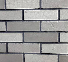 Гнучка цегла (гнучкий клінкер) на сітці для фасаду з захисною плівкою МК-127777