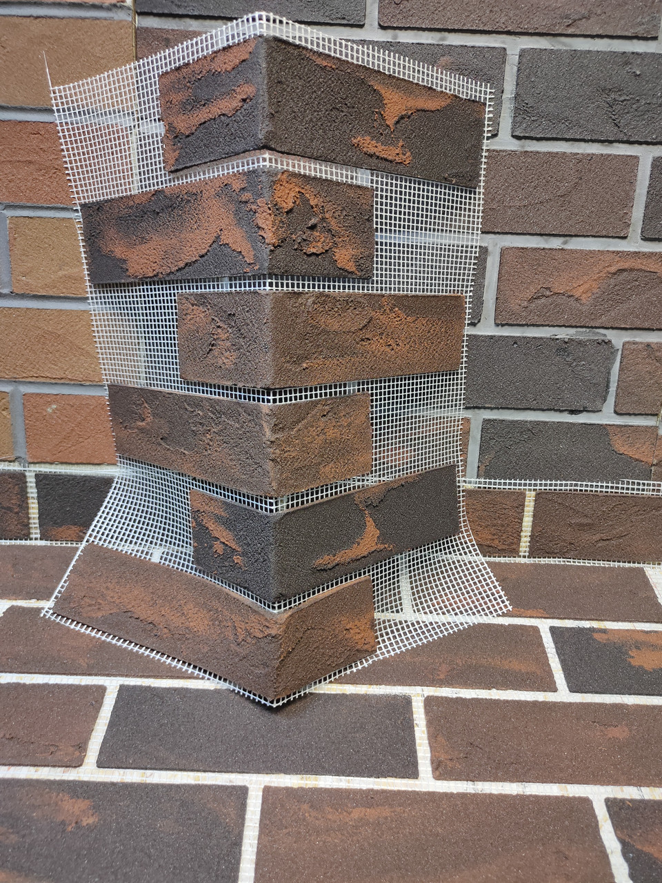 Гнучка цегла ( клінкер) кутова МК-107069, фото 1