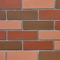 Гнучка цегла (клинкер) на сітці для фасаду з захисною плівкою МК-625130