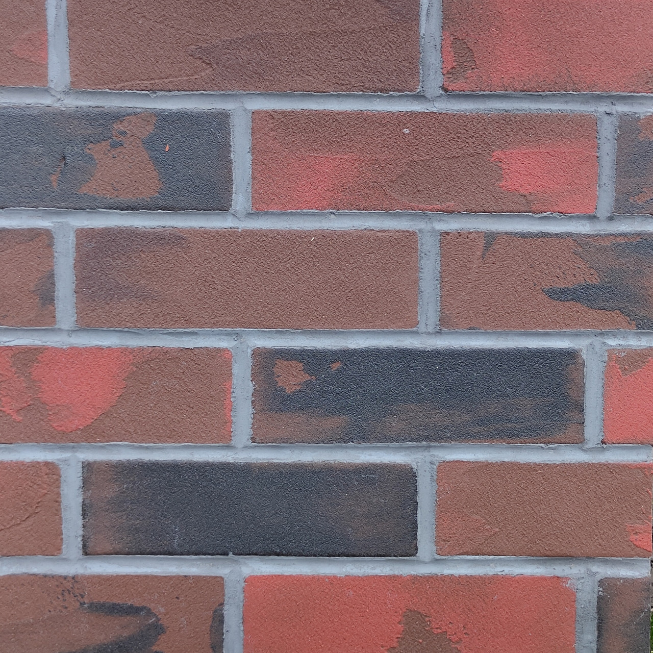 Гнучка цегла (клинкер) на сітці для фасаду МК-670370 FLEXIBLE BRICK