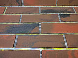 Гнучка цегла (клинкер) на сітці для фасаду МК-670370 FLEXIBLE BRICK, фото 5